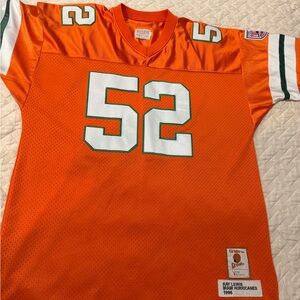 Ray Lewis University of Miami Jersey